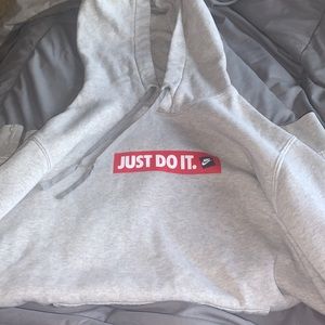 Medium grey nike hoodie